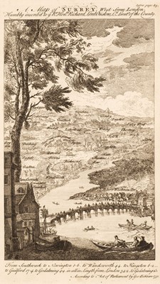 Lot 147 - Surrey. Bickham (George), A Map of Surrey. West from London, circa 1743
