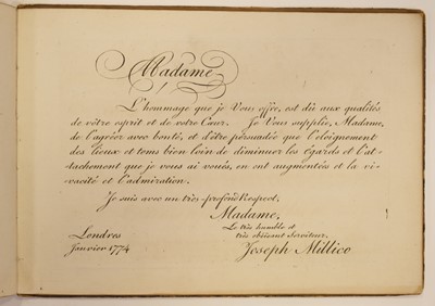 Lot 334 - Millico (Giusippe). A Second Sett of Six Songs.., 1774..., & two others