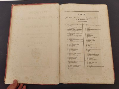 Lot 21 - Guignes (Chrétien de). Voyages a Péking, Manille et l'Île de France, Atlas vol. only, 1808