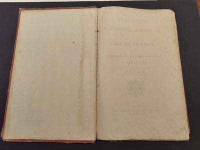 Lot 21 - Guignes (Chrétien de). Voyages a Péking, Manille et l'Île de France, Atlas vol. only, 1808