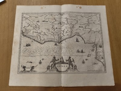 Lot 120 - Jansson (Jan). Three maps of West Africa and South America, circa 1648