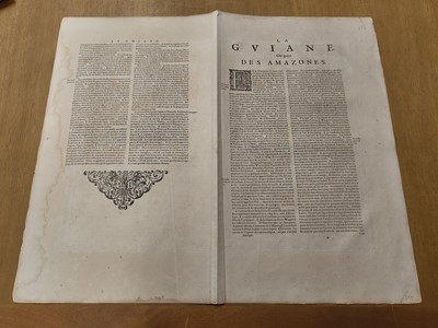 Lot 120 - Jansson (Jan). Three maps of West Africa and South America, circa 1648