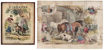 Lot 491 - Jigsaw. Kindness to Animals, [J.W. Barfoot], circa 1863