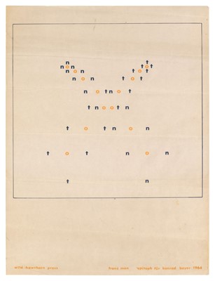 Lot 231 - Mon (Franz, 1926-2022). Epitaph für Konrad Bayer, 1964..., and others