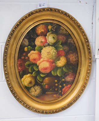 Lot 121 - Dutch School. Still Life of Flowers in a Vase, later 19th century