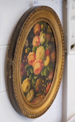 Lot 121 - Dutch School. Still Life of Flowers in a Vase, later 19th century