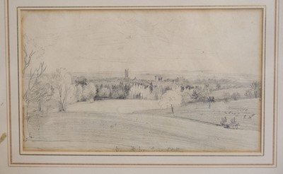 Lot 240 - Smith (John 'Warwick', 1749-1831). Views of Grove Park, Warwickshire, four original pencil drawings
