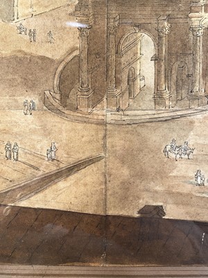 Lot 65 - Harford (John Scandrett, 1787-1866). View of Rome from Tower of Capitol, 1816