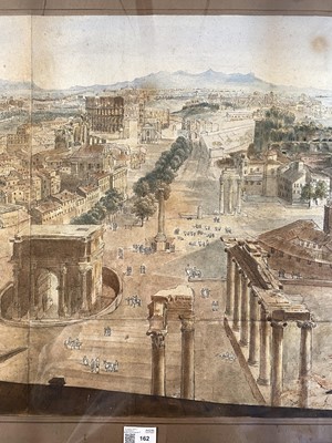 Lot 65 - Harford (John Scandrett, 1787-1866). View of Rome from Tower of Capitol, 1816