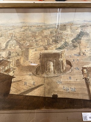Lot 65 - Harford (John Scandrett, 1787-1866). View of Rome from Tower of Capitol, 1816