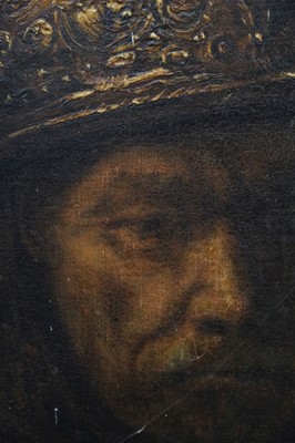 Lot 14 - After Rembrandt (1606-1669). Man with the Golden Helmet, later 18th-century