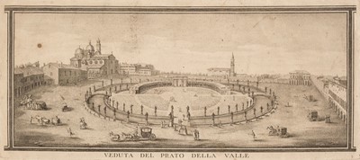 Lot 198 - Padua. Veduta del Prato Della Valle, 18th century