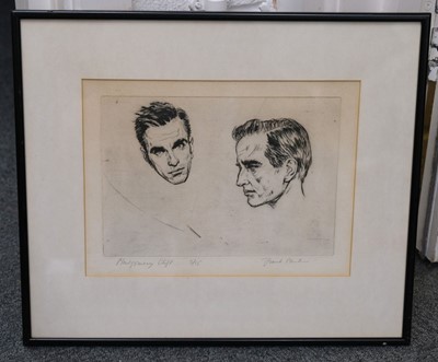 Lot 225 - Hermes (Gertrude, 1901-1983). Bullfight 3, 1954, woodcut on laid paper..., and one other / Martin (Frank, 1921-2005). Sèvres Babylone, circa 1981, colour etching