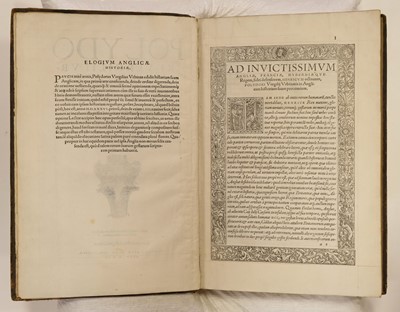 Lot 266 - Binding for Queen Mary I of England and Ireland. Polydori Vergilii Urbinatis Anglicae... , 1555