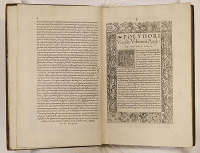 Lot 266 - Binding for Queen Mary I of England and Ireland. Polydori Vergilii Urbinatis Anglicae... , 1555