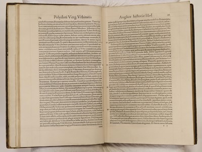 Lot 266 - Binding for Queen Mary I of England and Ireland. Polydori Vergilii Urbinatis Anglicae... , 1555