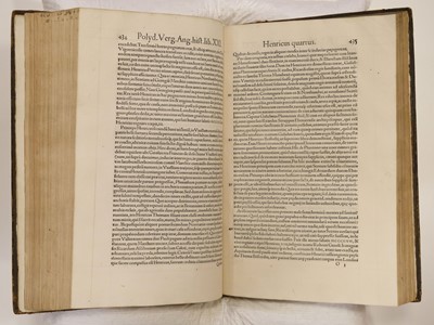 Lot 266 - Binding for Queen Mary I of England and Ireland. Polydori Vergilii Urbinatis Anglicae... , 1555