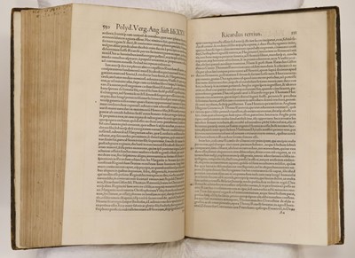 Lot 266 - Binding for Queen Mary I of England and Ireland. Polydori Vergilii Urbinatis Anglicae... , 1555