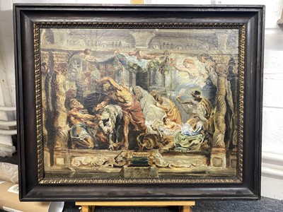 Lot 13 - After Peter Paul Rubens (1577-1640). The Triumph of the Eucharist over Idolatry