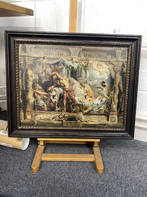 Lot 13 - After Peter Paul Rubens (1577-1640). The Triumph of the Eucharist over Idolatry