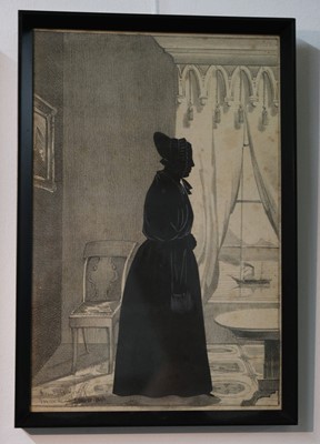 Lot 101 - Metford (Samuel, 1810-1896). A group of three silhouettes..., 1846