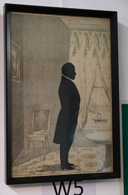 Lot 101 - Metford (Samuel, 1810-1896). A group of three silhouettes..., 1846