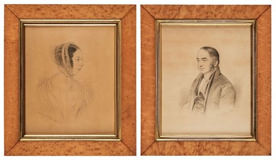 Lot 101 - Metford (Samuel, 1810-1896). A group of three silhouettes..., 1846