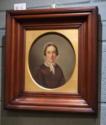 Lot 109 - Quaker Portraits. A group of six head and shoulder portraits..., circa 1850s