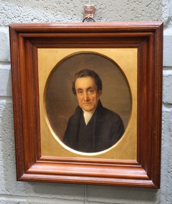 Lot 109 - Quaker Portraits. A group of six head and shoulder portraits..., circa 1850s