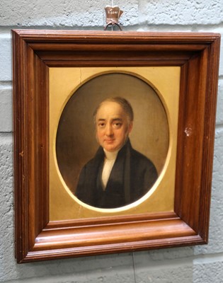 Lot 109 - Quaker Portraits. A group of six head and shoulder portraits..., circa 1850s