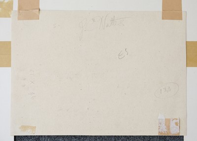 Lot 62 - Nattes (John Claude, 1765-1822). River Landscape, possibly Devon, pencil & wash on paper