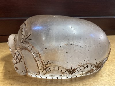 Lot 584 - Tibetan Vessel. A rock crystal skull cap bowl (kapala)