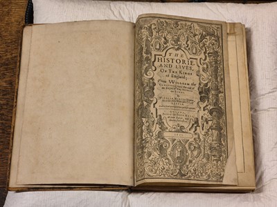 Lot 282 - Martyn (William). The Historie and Lives of the Kings of England, 1st edition variant, 1615