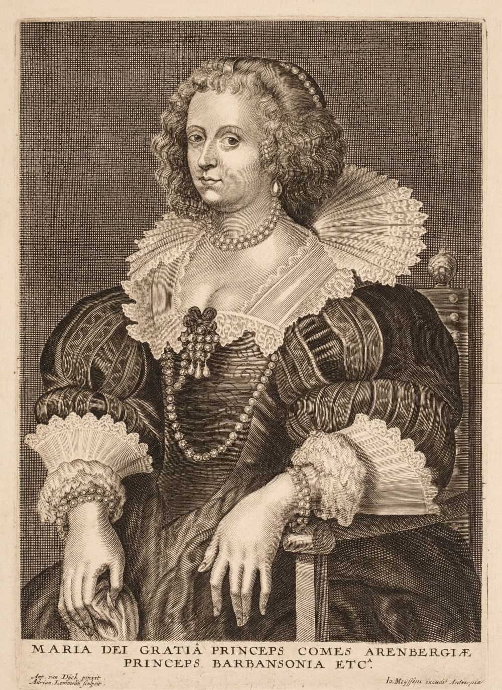 Lot 22 - Lommelin (Adriaen, circa 1687- circa 1677). Marie de Barbancon, circa 1645, & 5 others