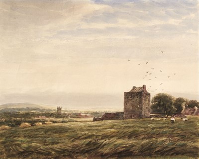 Lot 168 - Orrock (James, 1829-1913). Iona Abbey, 1875, watercolour on card..., and others