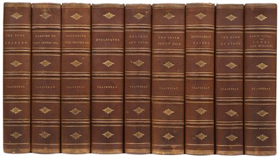 Lot 43 - Thackeray (W. M.). A selection of works, 8 volumes, London: Smith, Elder and Co, 1869