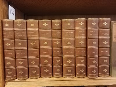 Lot 43 - Thackeray (W. M.). A selection of works, 8 volumes, London: Smith, Elder and Co, 1869