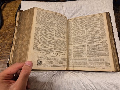 Lot 278 - Bible [English]. The Bible: That is, the Holy Scriptures contained in the Olde and New..., 1595