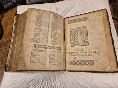 Lot 278 - Bible [English]. The Bible: That is, the Holy Scriptures contained in the Olde and New..., 1595
