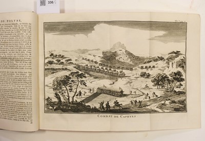 Lot 330 - Folard (Jean Charles de). Histoire de Polybe, 7 volumes, 1753