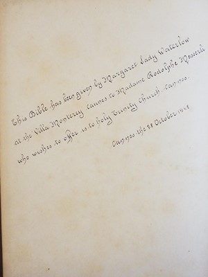 Lot 48 - Bible. The Holy Bible, 2 volumes, circa 1870
