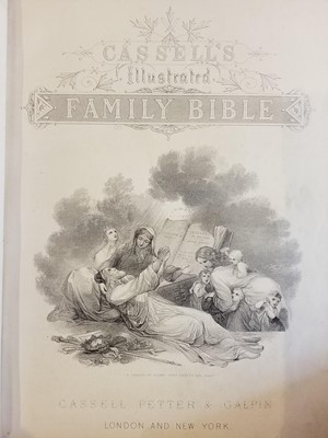 Lot 48 - Bible. The Holy Bible, 2 volumes, circa 1870