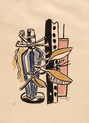 Lot 428 - Léger (Fernand, 1881-1955). Bouteille Bleu, Chevreuse, August 1951, serigraph