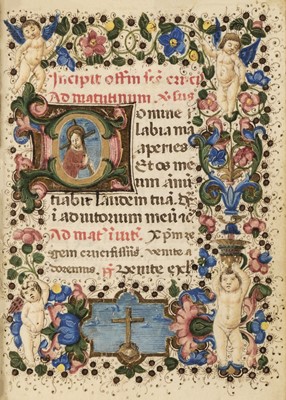 Lot 255 - Book of Hours. Illuminated Manuscript on Vellum..., circa 1470-1480