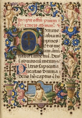 Lot 255 - Book of Hours. Illuminated Manuscript on Vellum..., circa 1470-1480