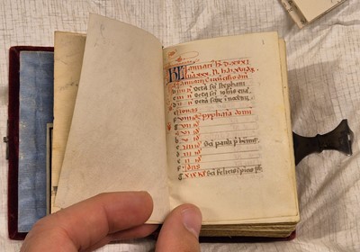 Lot 255 - Book of Hours. Illuminated Manuscript on Vellum..., circa 1470-1480