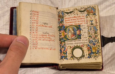 Lot 255 - Book of Hours. Illuminated Manuscript on Vellum..., circa 1470-1480