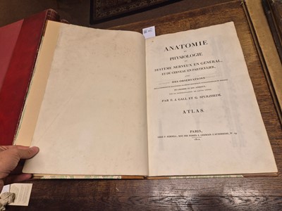 Lot 383 - Gall (Franz Joseph & Spurzheim, Johann Gaspar). Anatomie et Physiologie... , 1810-19