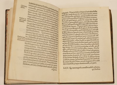 Lot 261 - Henry VIII (King of England). Assertio septem sacramentorum adversus Martinum Lutherum, 1522