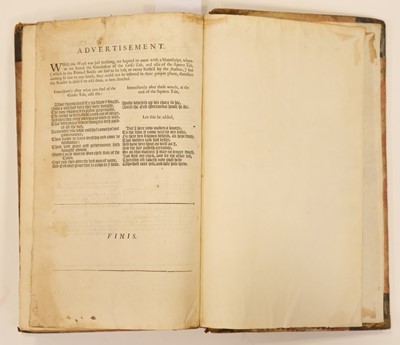 Lot 312 - Chaucer (Geoffrey). The Works of Our Ancient... & Excellent English Poet, Jeffrey Chaucer
